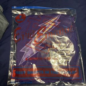 Authentic Eric Emanuel Sold out 2023 Purple lightning bolt